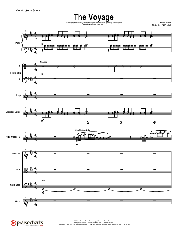 The Voyage Conductor's Score (Frank Ralls)