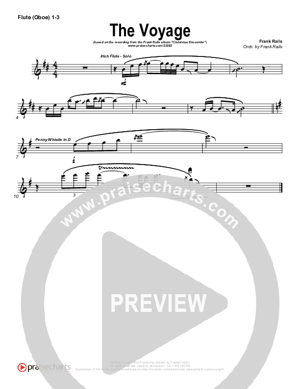 The Voyage Flute/Oboe 1/2/3 (Frank Ralls)