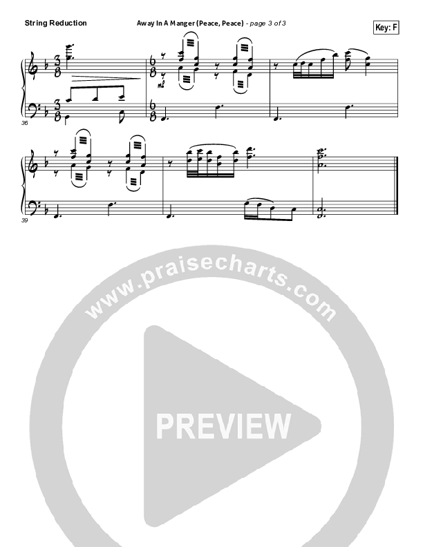 Away In A Manger (Peace Peace) Synth Strings (Essential Worship)