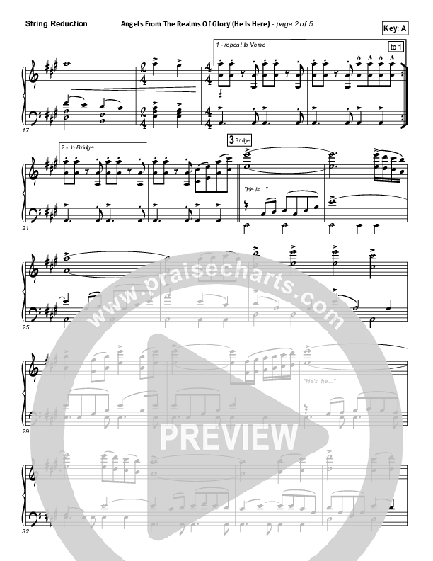 Angels From The Realms Of Glory (He Is Here) Synth Strings (Essential Worship)