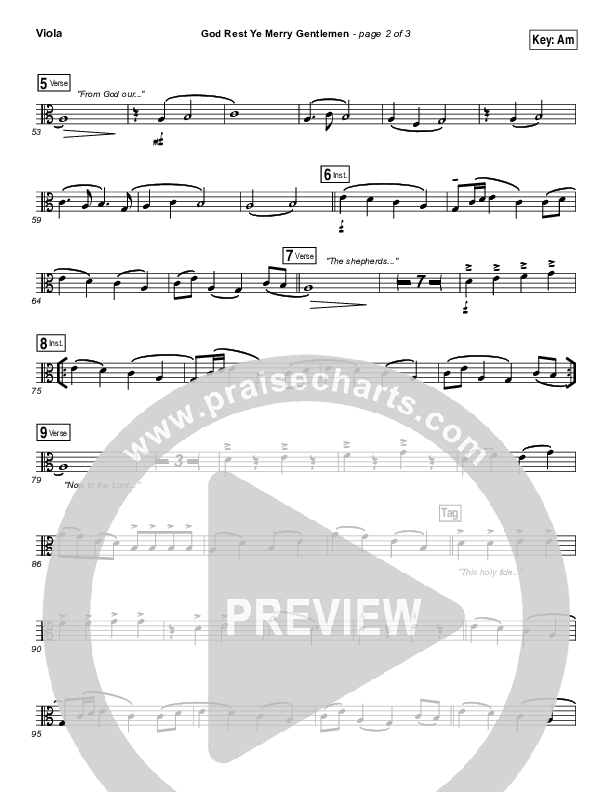 God Rest Ye Merry Gentlemen Viola (Keith & Kristyn Getty)