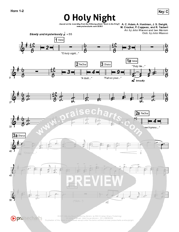 O Holy Night Brass Pack (Hillsong Worship)