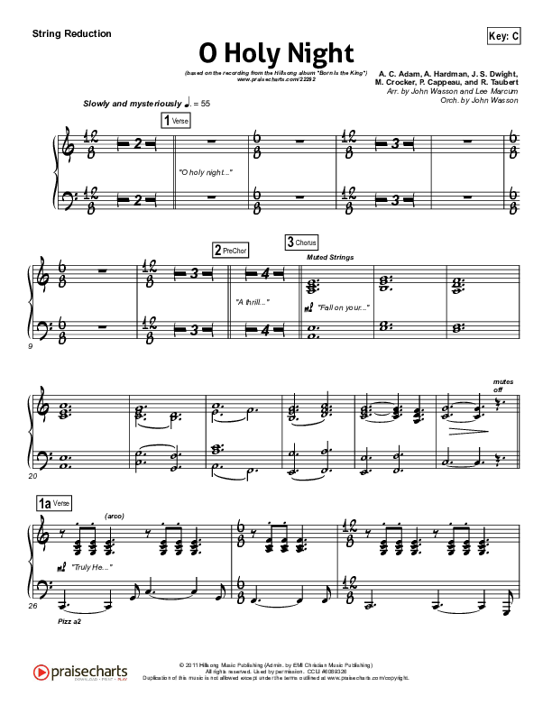 O Holy Night Synth Strings (Hillsong Worship)