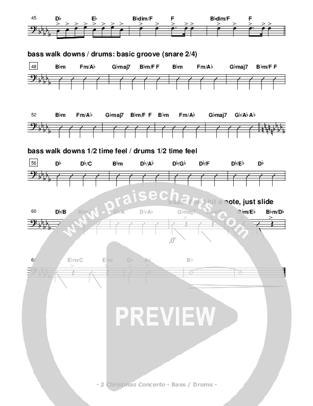 Christmas Concerto (Instrumental) Bass Guitar (Don Chapman)