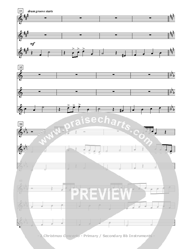 Christmas Concerto (Instrumental) Bb Instruments (Don Chapman)
