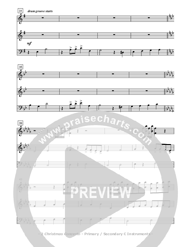 Christmas Concerto (Instrumental) C Instruments (Don Chapman)