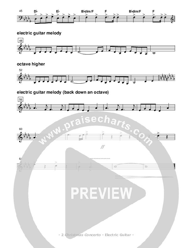 Christmas Concerto (Instrumental) Electric Guitar (Don Chapman)