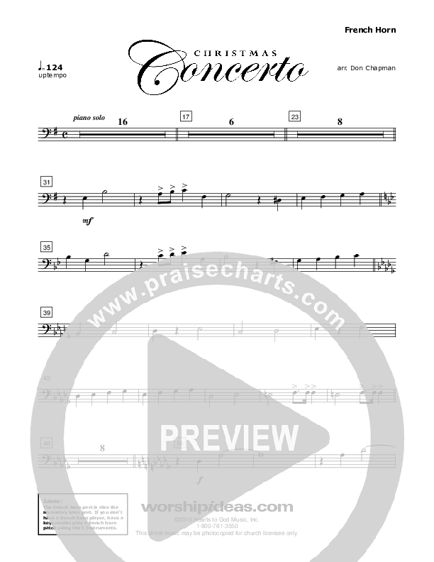 Christmas Concerto (Instrumental) French Horn (Don Chapman)