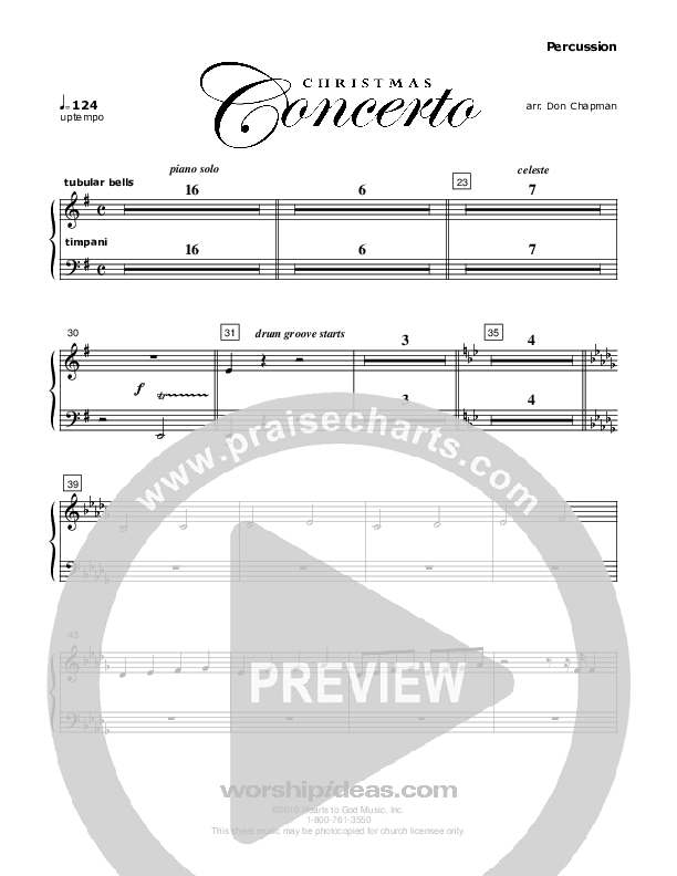 Christmas Concerto (Instrumental) Percussion (Don Chapman)