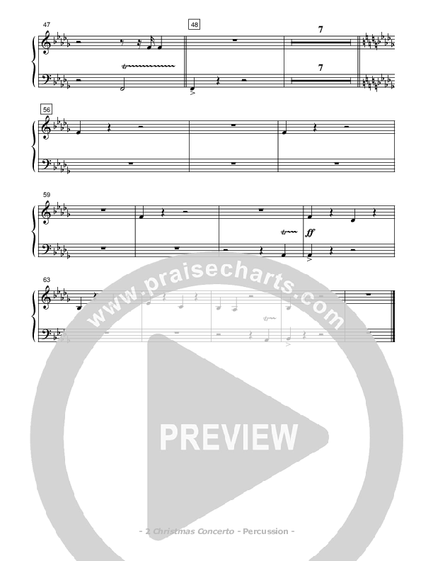 Christmas Concerto (Instrumental) Percussion (Don Chapman)