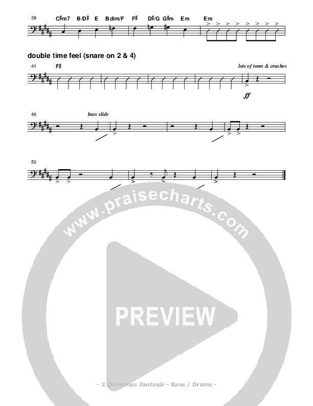 Christmas Fantasia (Instrumental) Bass Guitar (Don Chapman)