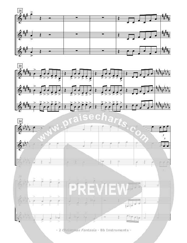 Christmas Fantasia (Instrumental) Bb Instruments (Don Chapman)