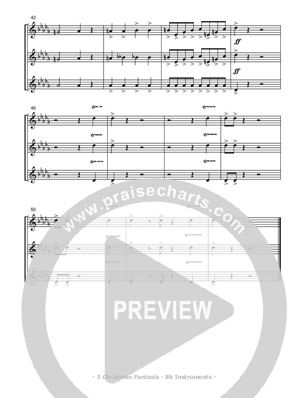 Christmas Fantasia (Instrumental) Bb Instruments (Don Chapman)