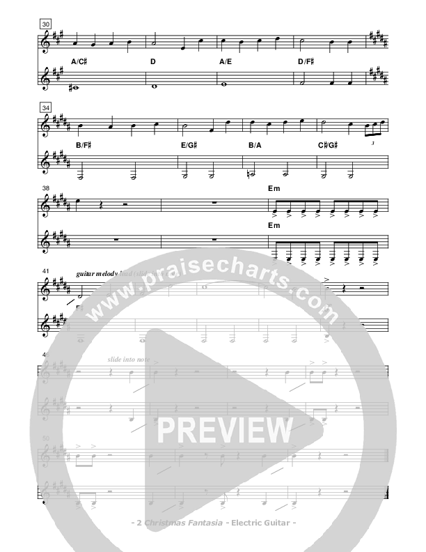 Christmas Fantasia (Instrumental) Electric Guitar (Don Chapman)