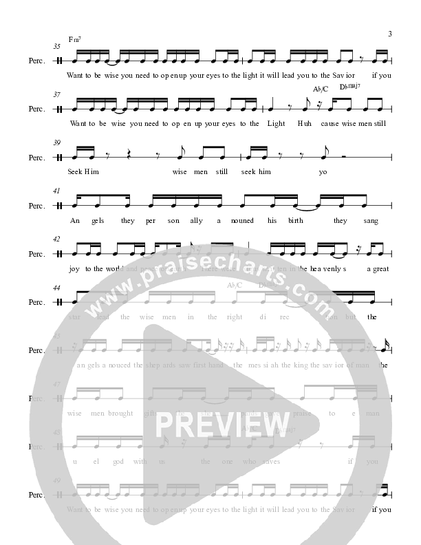 Wise Men Still Seek Him Lead Sheet (Voices Of Levi Of St. James AME Church)