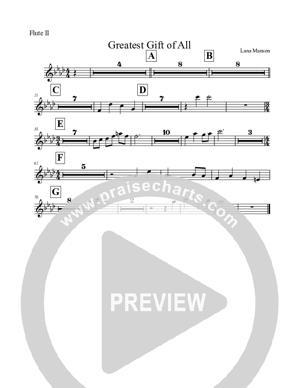 The Greatest Gift Of All  Flute 1/2/3 (Voices Of Levi Of St. James AME Church)