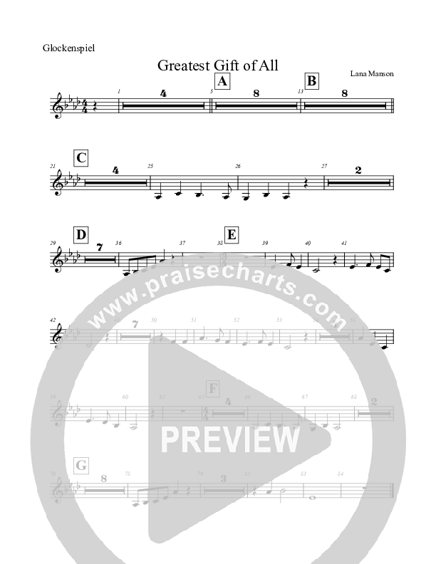 The Greatest Gift Of All  Glockenspiel (Voices Of Levi Of St. James AME Church)