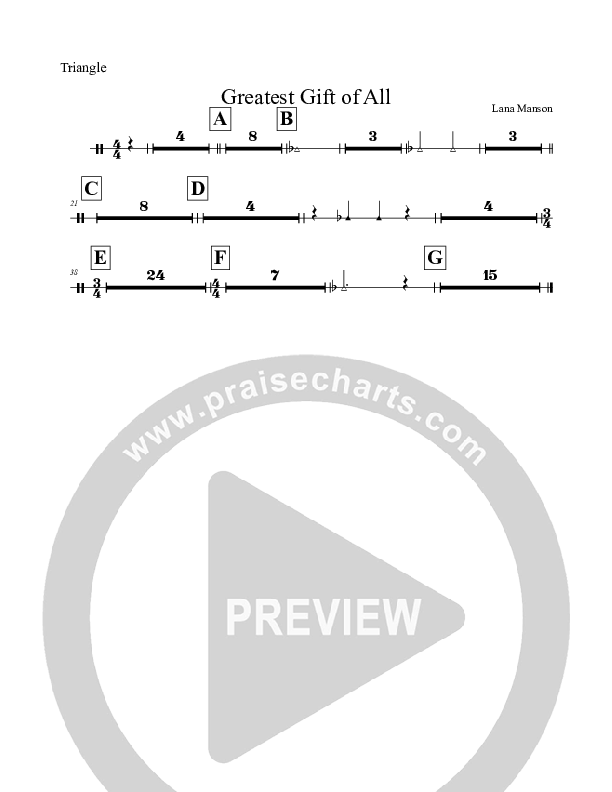 The Greatest Gift Of All  Percussion (Voices Of Levi Of St. James AME Church)