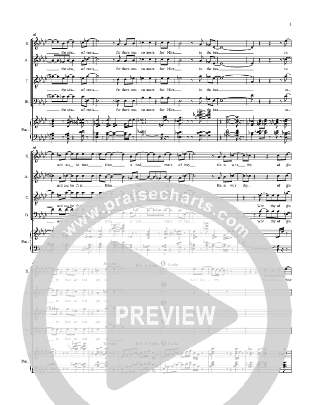 Worthy (Reprise) Lead & Piano (Voices Of Levi Of St. James AME Church)