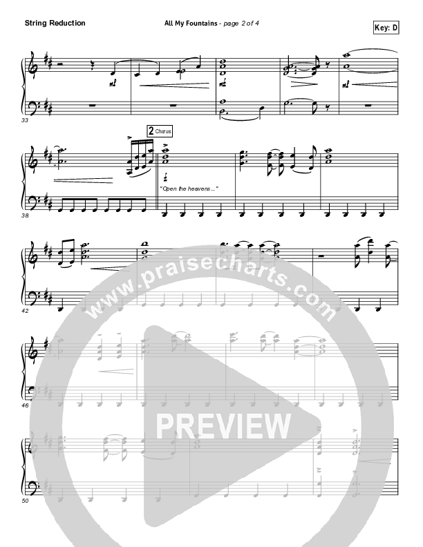 All My Fountains (Choral Anthem SATB) Synth Strings (Chris Tomlin / NextGen Worship / Arr. Richard Kingsmore)