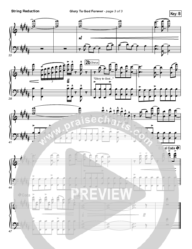 Glory To God Forever (Choral Anthem SATB) Synth Strings (Steve Fee / NextGen Worship / Arr. Richard Kingsmore)