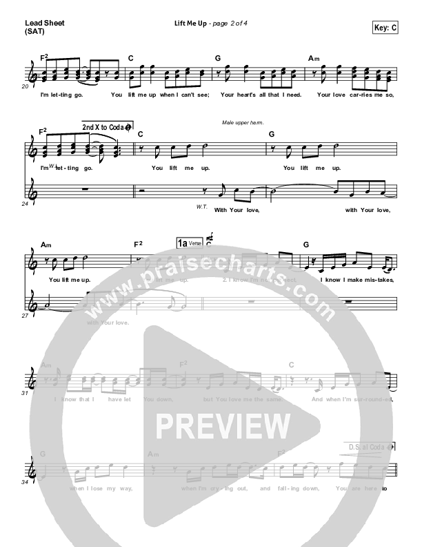 Lift Me Up Lead (SAT) (The Afters)