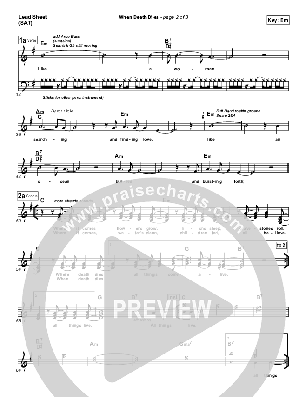 When Death Dies Lead (SAT) (Gungor)