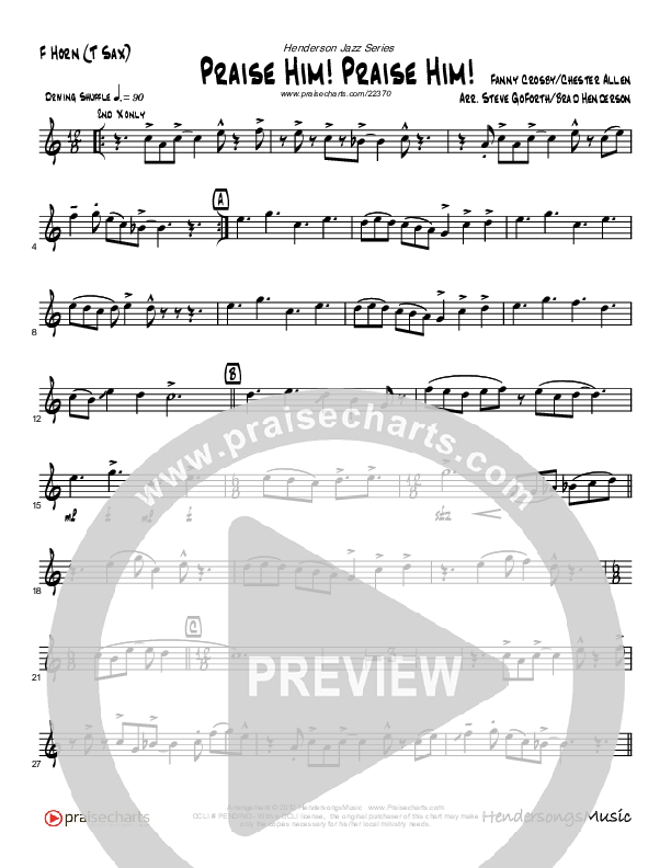 Praise Him Praise Him (Instrumental) French Horn (Brad Henderson)