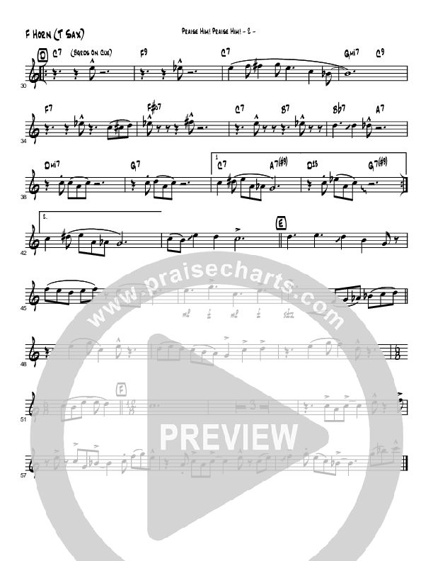 Praise Him Praise Him (Instrumental) French Horn (Brad Henderson)