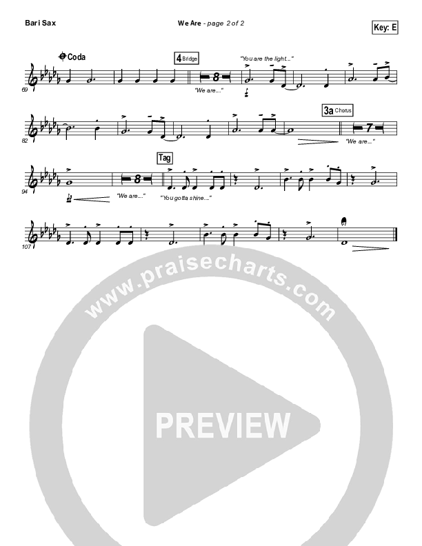 We Are Bari Sax (Kari Jobe)