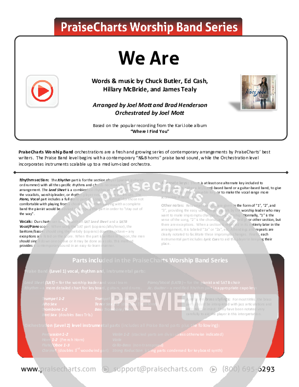 We Are Orchestration (Kari Jobe)