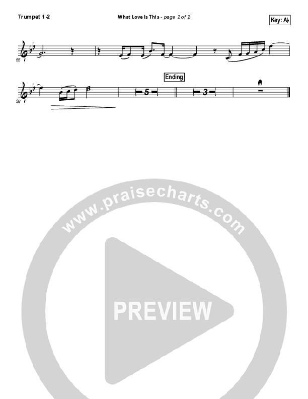 What Love Is This Trumpet 1,2 (Kari Jobe)