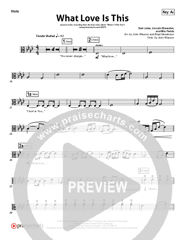 What Love Is This Viola (Kari Jobe)