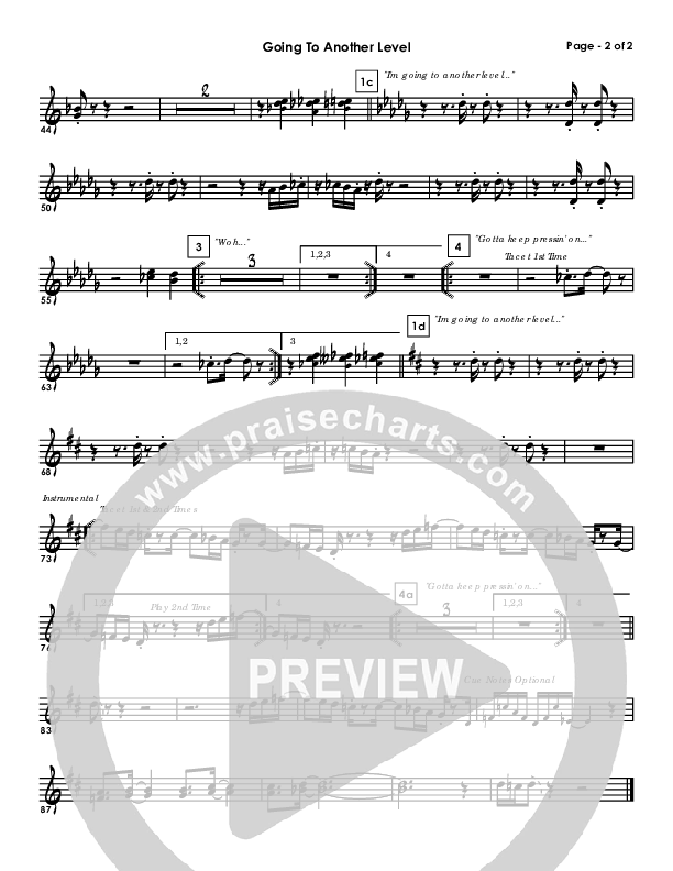 Going To Another Level French Horn 1/2 (Israel Houghton)