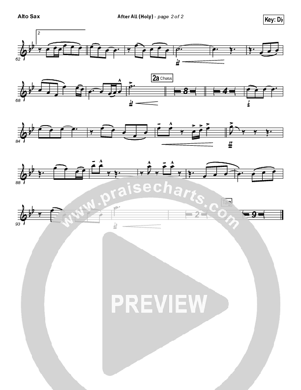 After All (Holy) Alto Sax (David Crowder)