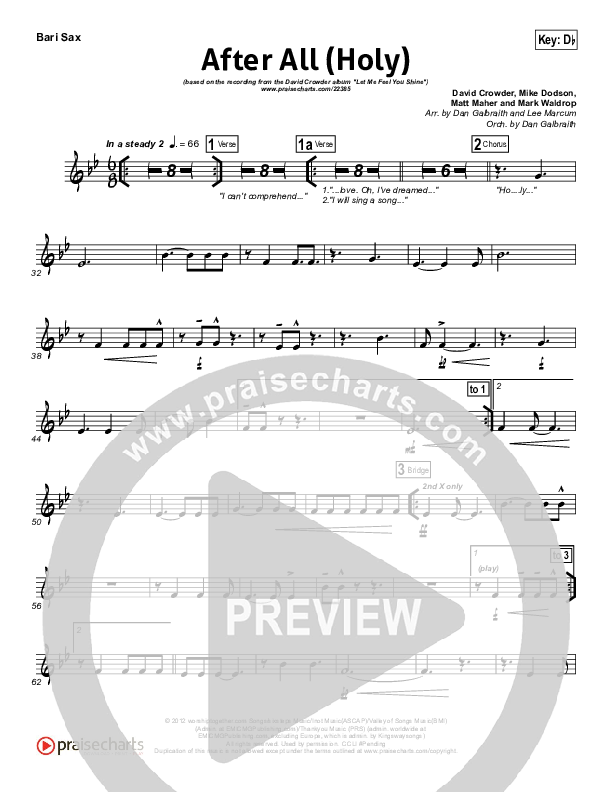 After All (Holy) Bari Sax (David Crowder)