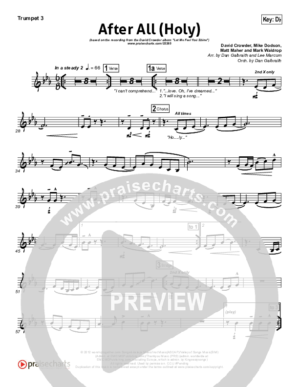 After All (Holy) Trumpet 3 (David Crowder)