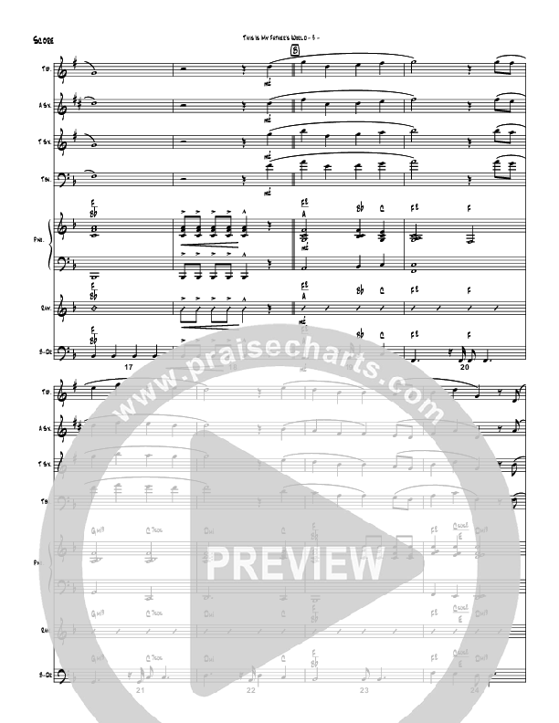 This Is My Father's World (Instrumental) Conductor's Score (Brad Henderson)
