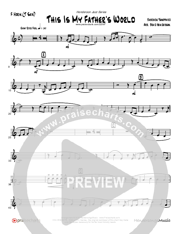 This Is My Father's World (Instrumental) French Horn (Brad Henderson)