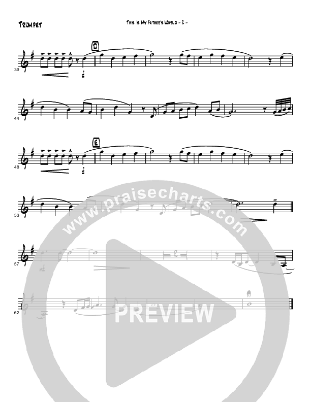 This Is My Father's World (Instrumental) Trumpet (Brad Henderson)