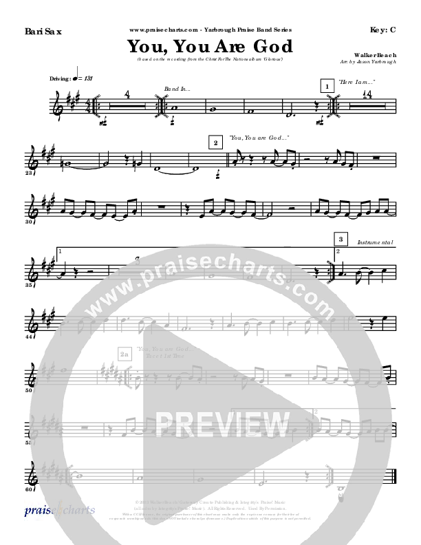 You You Are God Bari Sax (Walker Beach)