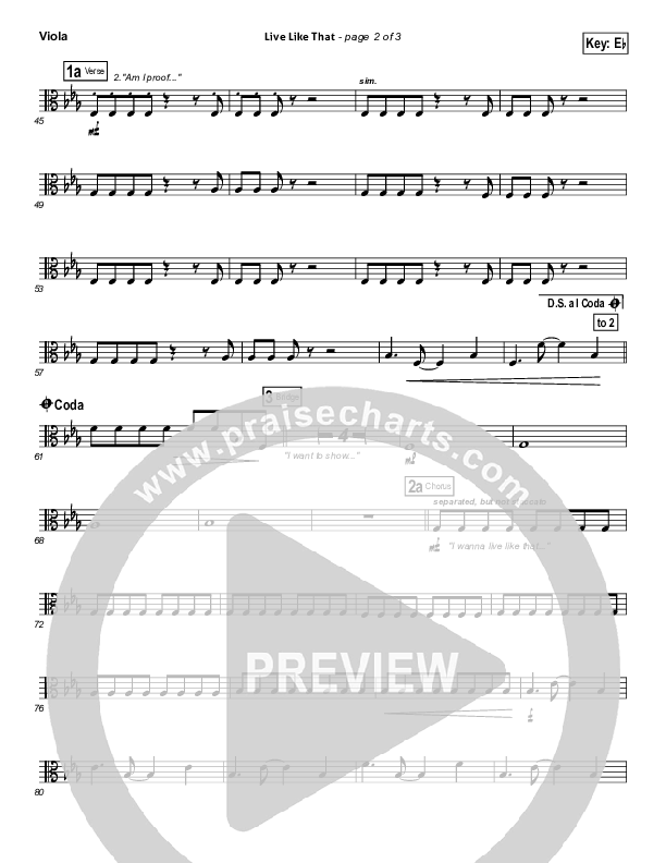 Live Like That Viola (Sidewalk Prophets)