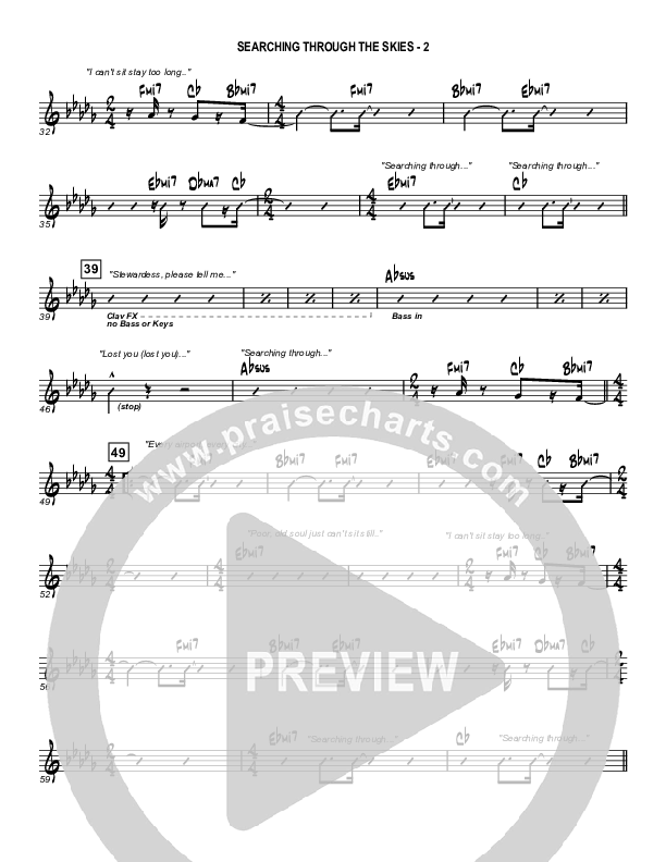 Searching Through The Skies Rhythm Chart (Fellowship Creative)