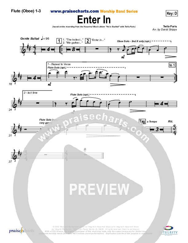 Enter In Wind Pack (Twila Paris)