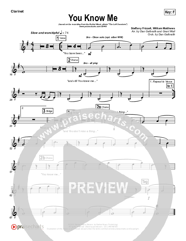 You Know Me Wind Pack (Bethel Music)