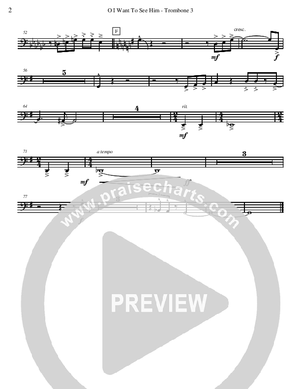 O I Want to See Him Trombone 3 (David Arivett)