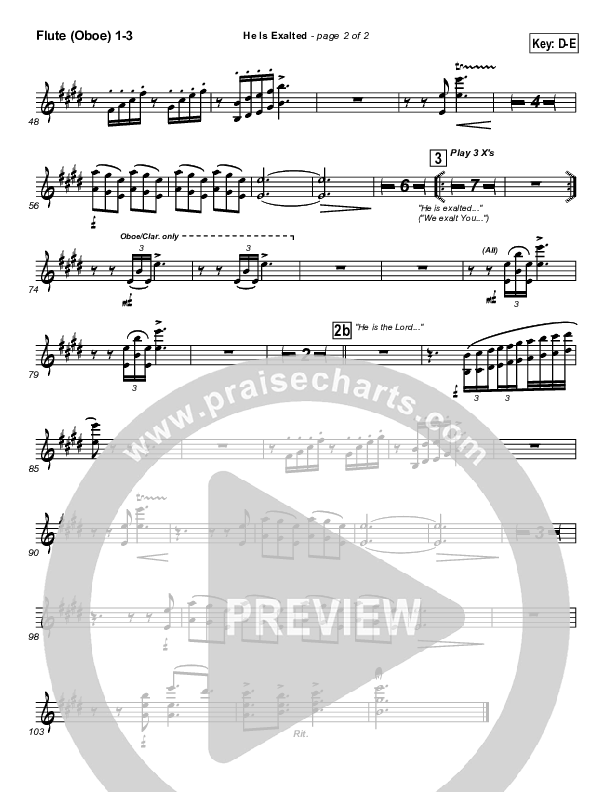 He Is Exalted Wind Pack (Twila Paris)