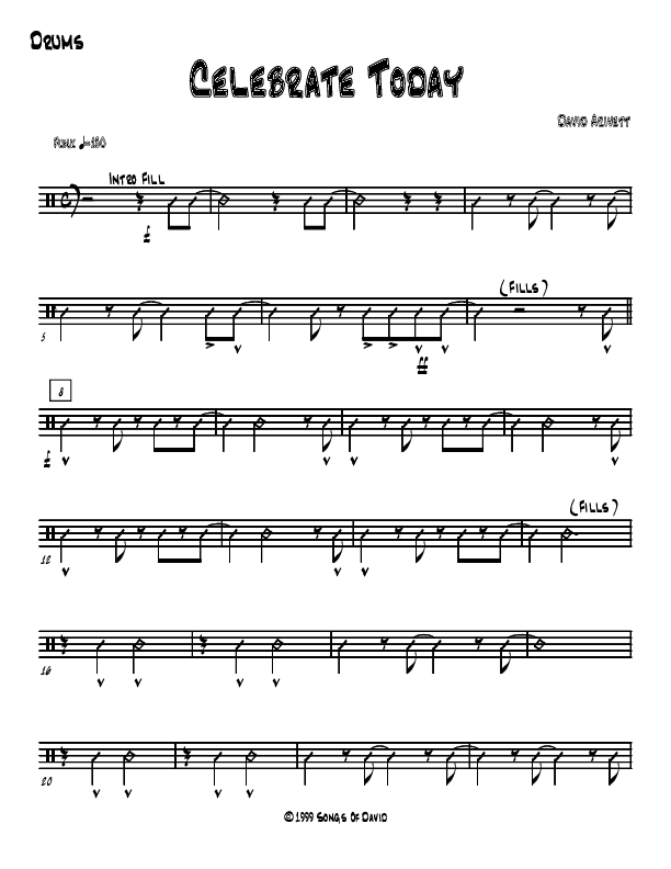 Celebrate Today Drum Set (David Arivett)