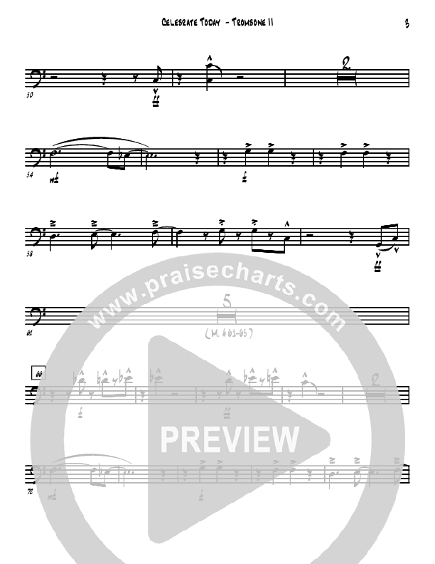 Celebrate Today Trombone 2 (David Arivett)