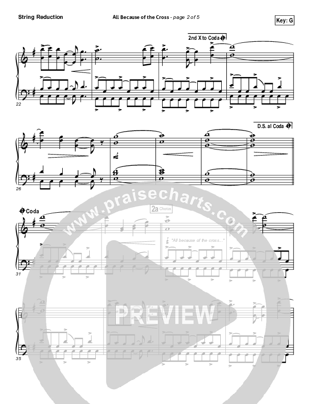 All Because Of The Cross Synth Strings (Paul Baloche)